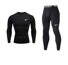 Термокомплект Nike Pro Combat черный