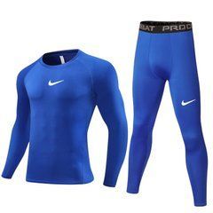 Компрессионный термокомплект Dri Fit park cиний