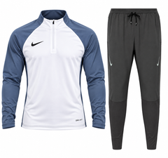 Тренувальний футбольний костюм Dri-FIT White/Black/Grey