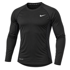 Мужская термо компрессионная кофта Nike Dri-FIT для спорта, черная