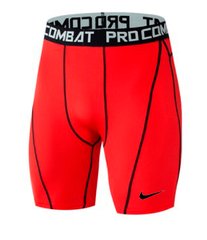Футбольные треки лосины Nike Pro Combat 2.0 red