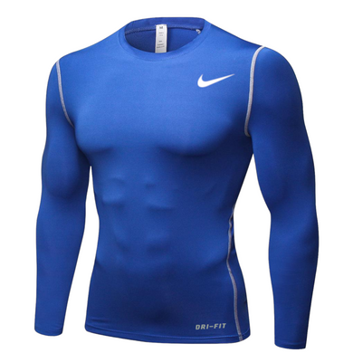 Термокофта футбольная Nike DRI-FIT blue S