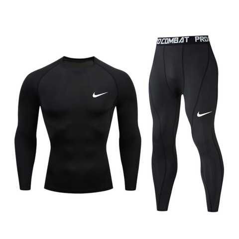 Термокомплект Nike Pro Combat черный с - Bootsvaga - интернет-магазин