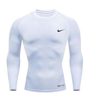 Термокофта футбольная Nike DRI-FIT white XL
